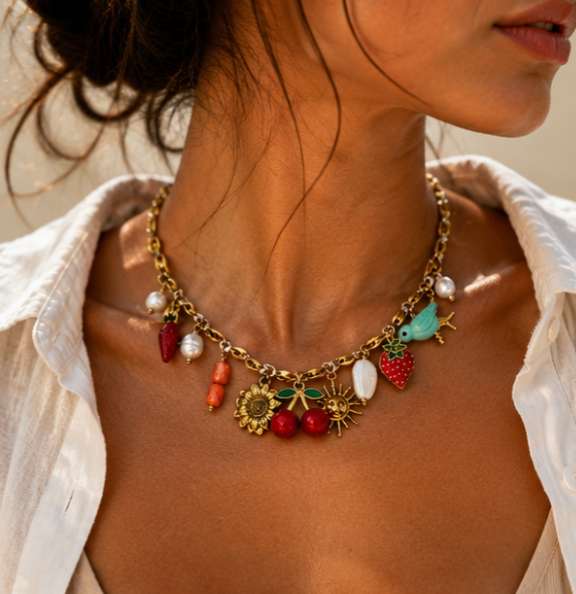 Collier Cerise