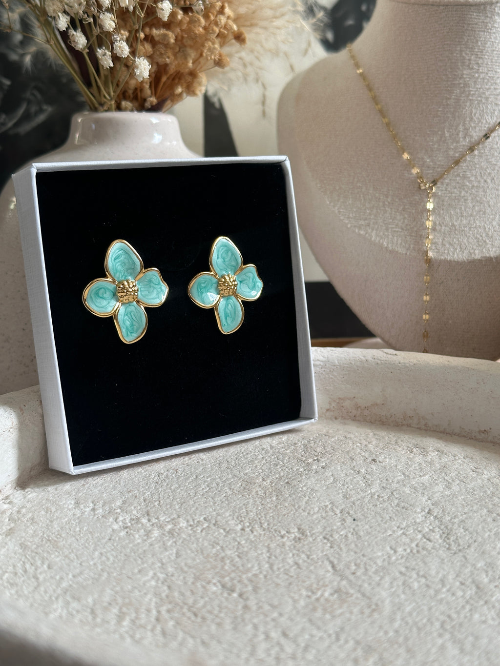 Boucles d'oreilles Lys