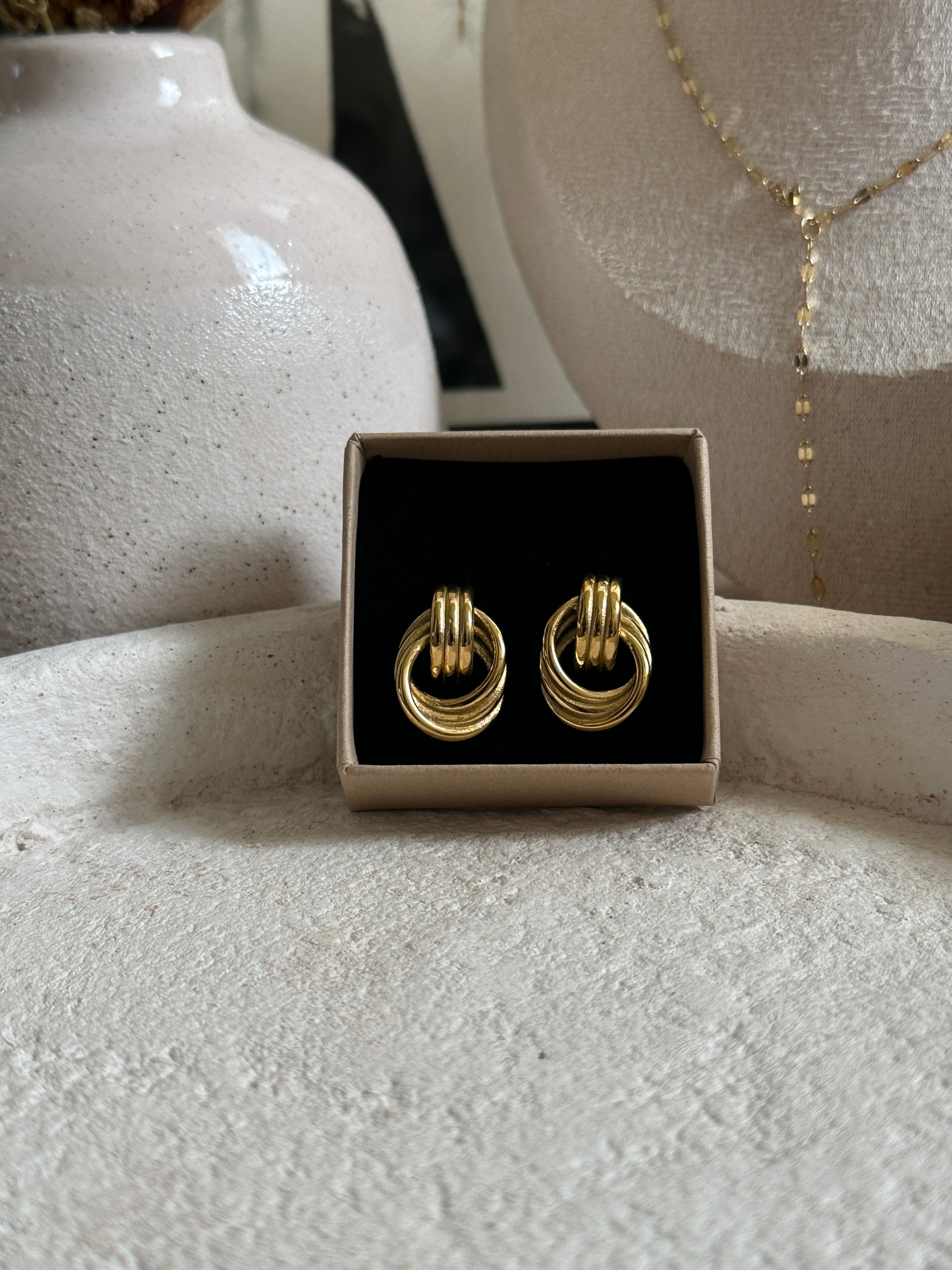 New co - Boucles d'oreilles Léanne