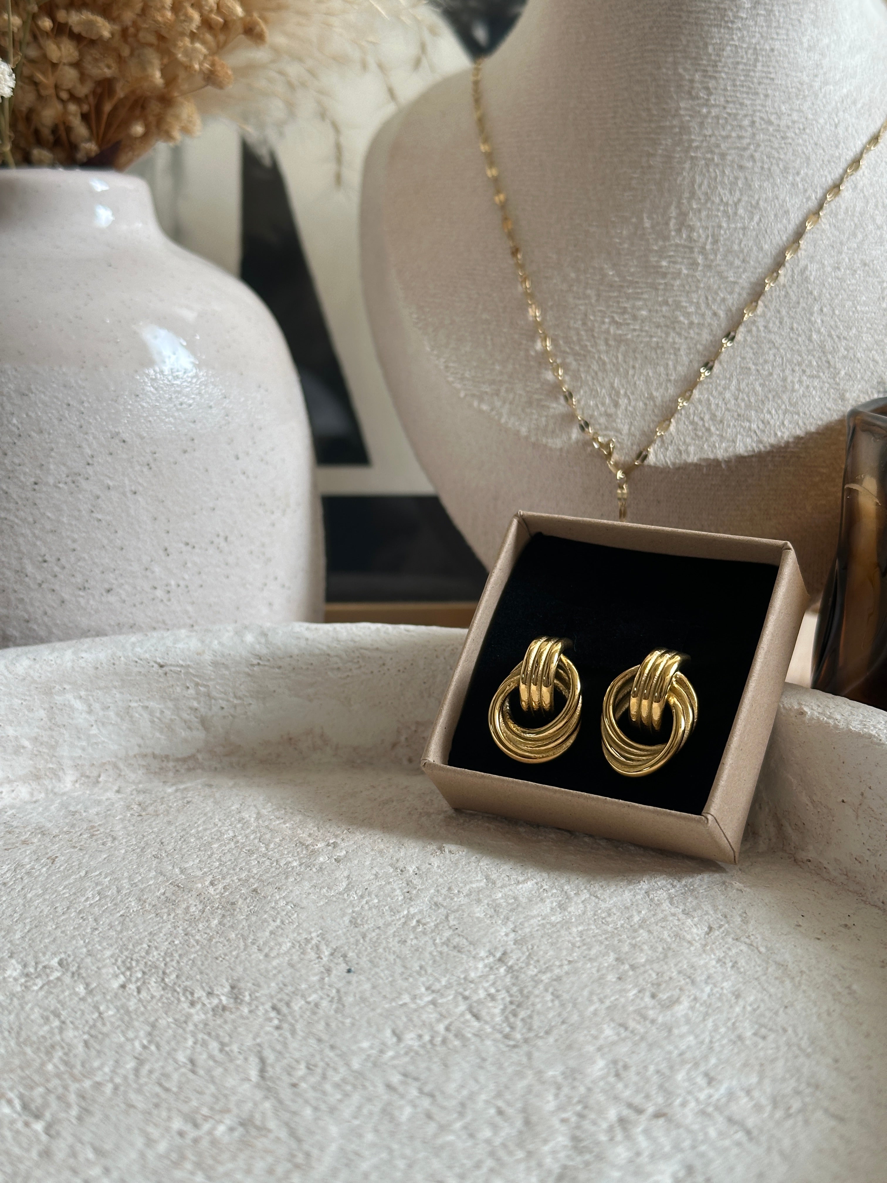 New co - Boucles d'oreilles Léanne