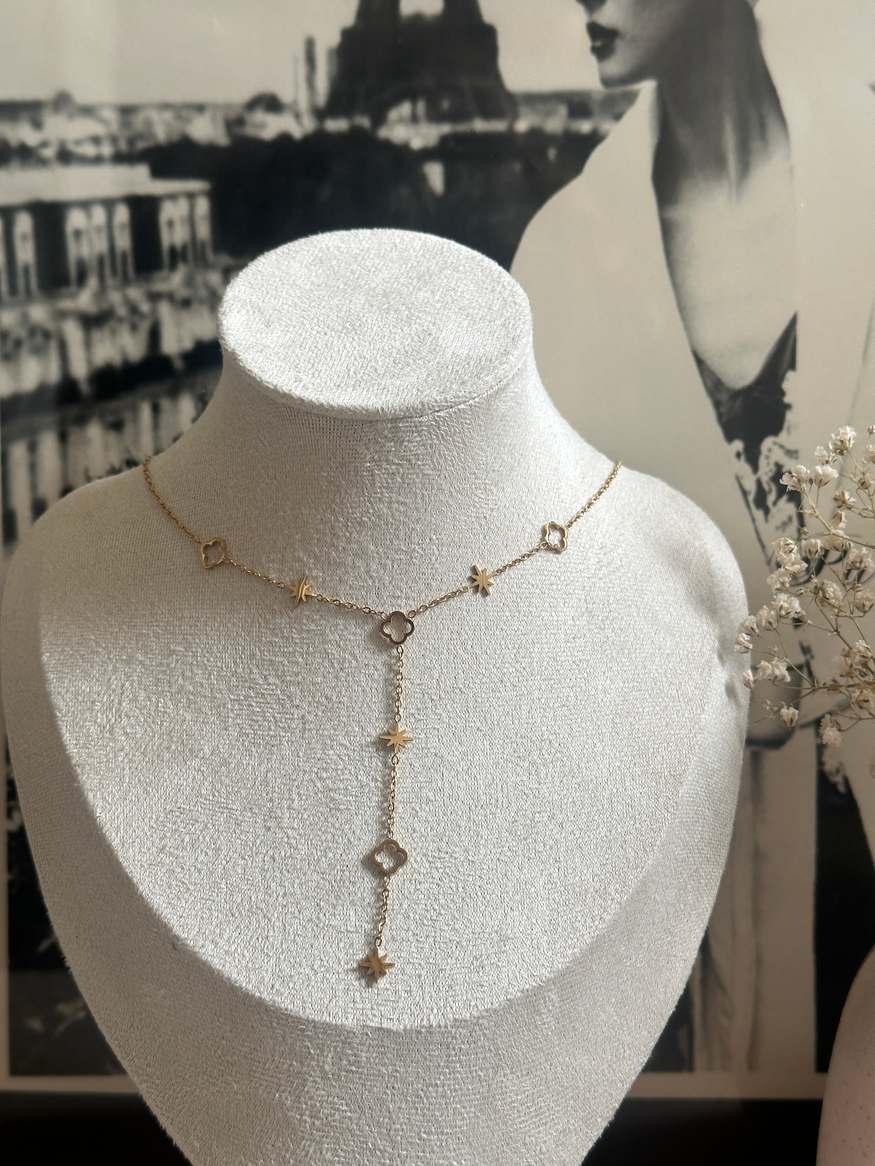 New co - Collier Sautoir Alice