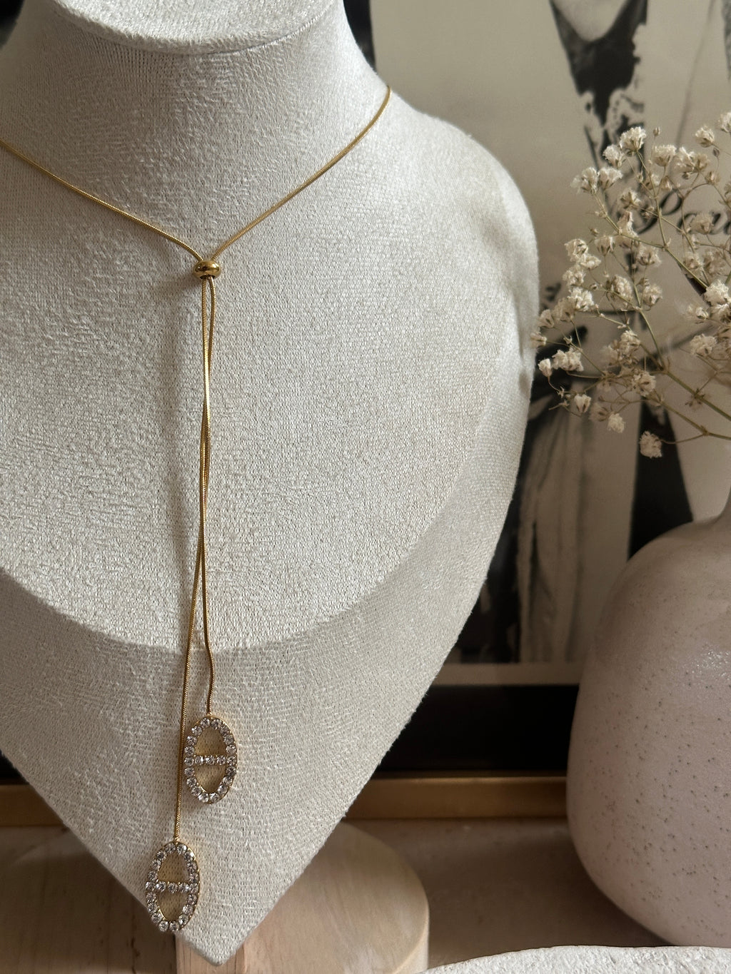 New co - Collier Sautoir Louisa