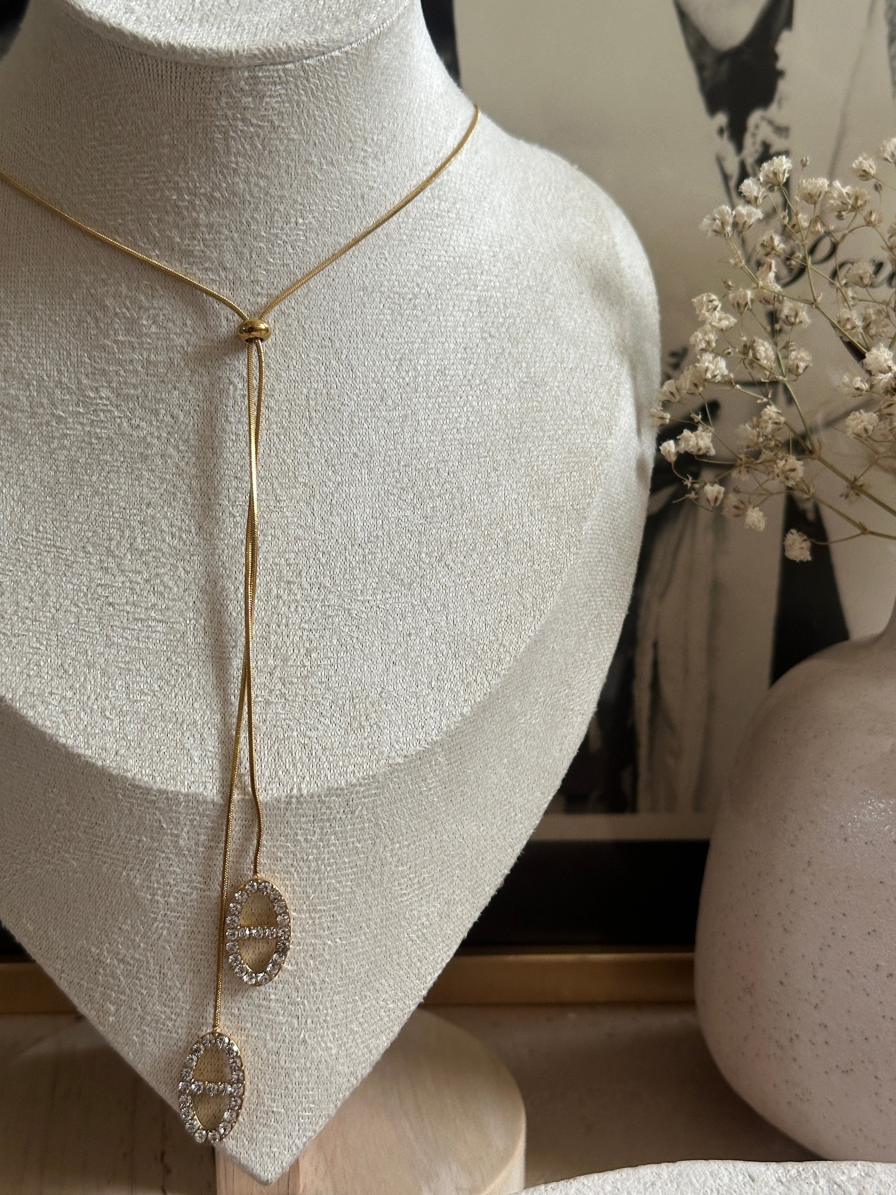 New co - Collier Sautoir Louisa