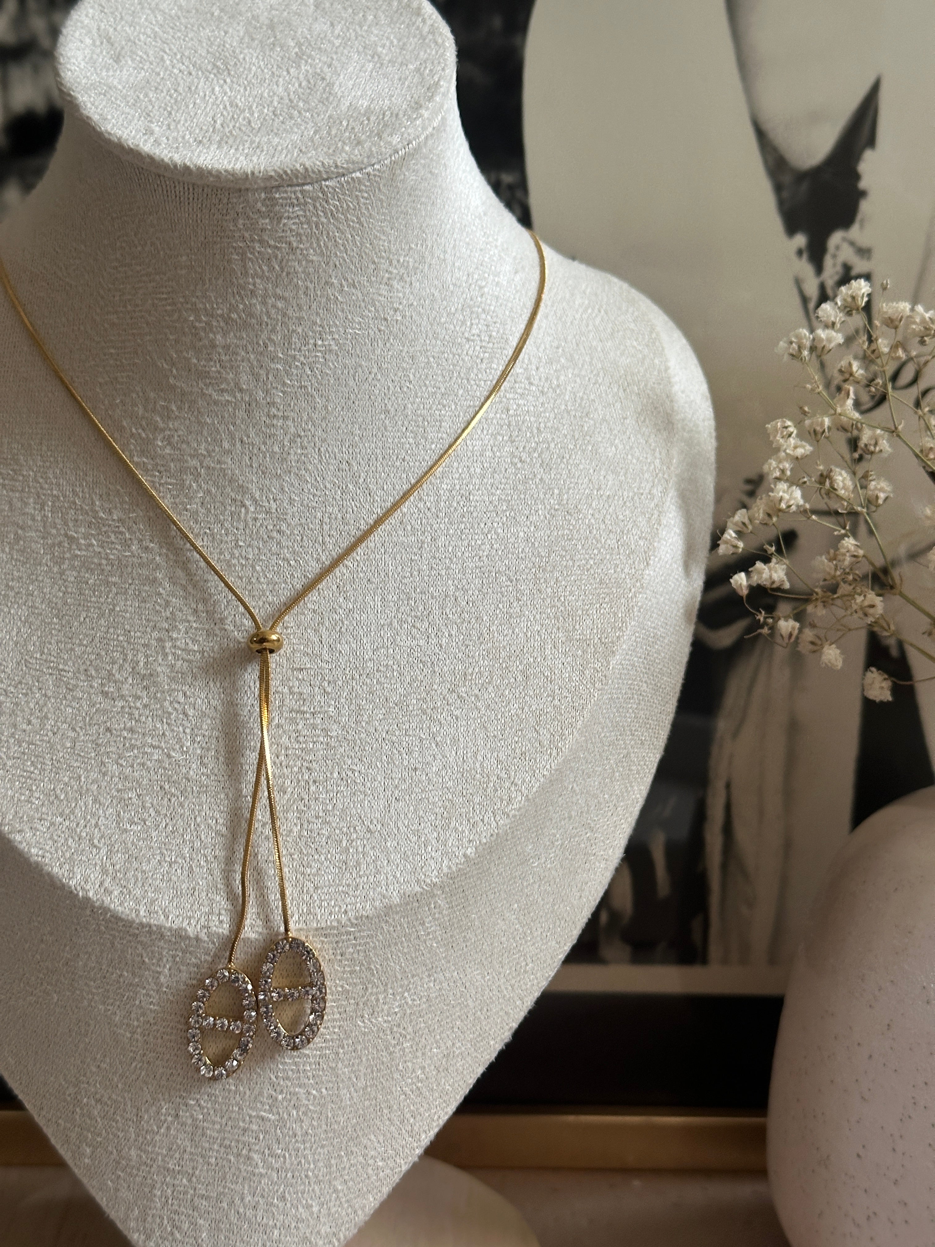 New co - Collier Sautoir Louisa