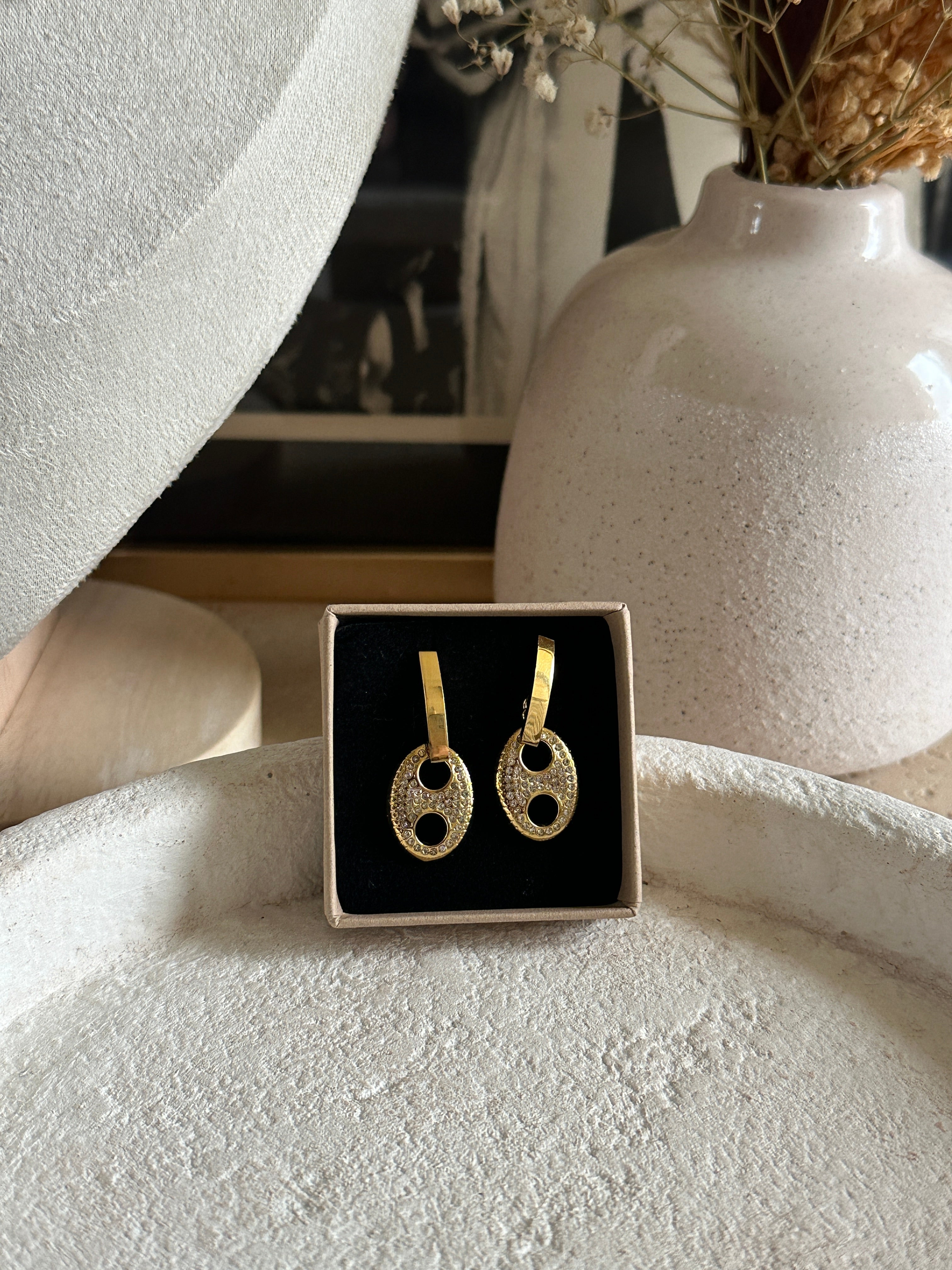 New co - boucles d'oreilles Mia