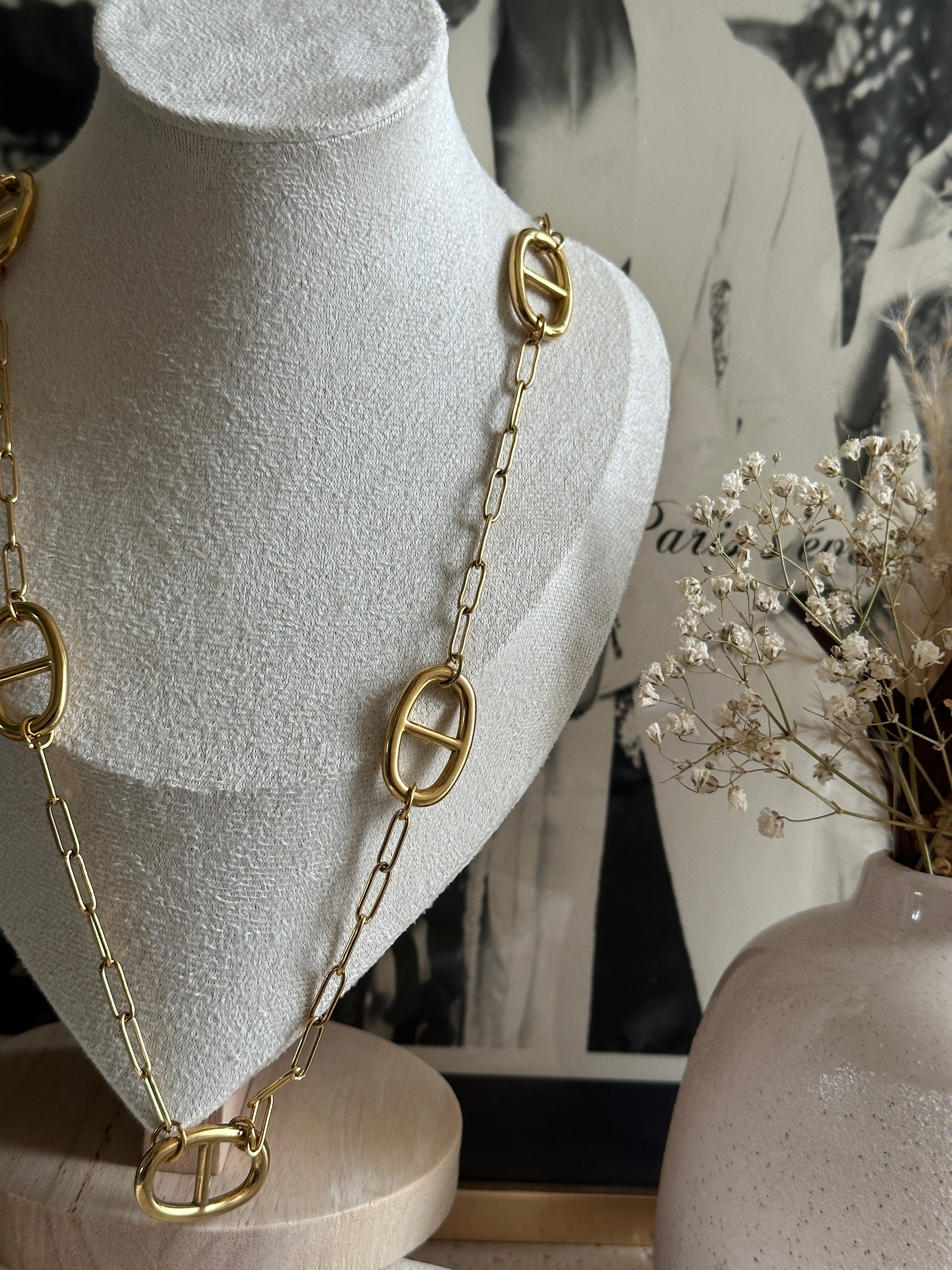 New co - Collier Sautoir Alix