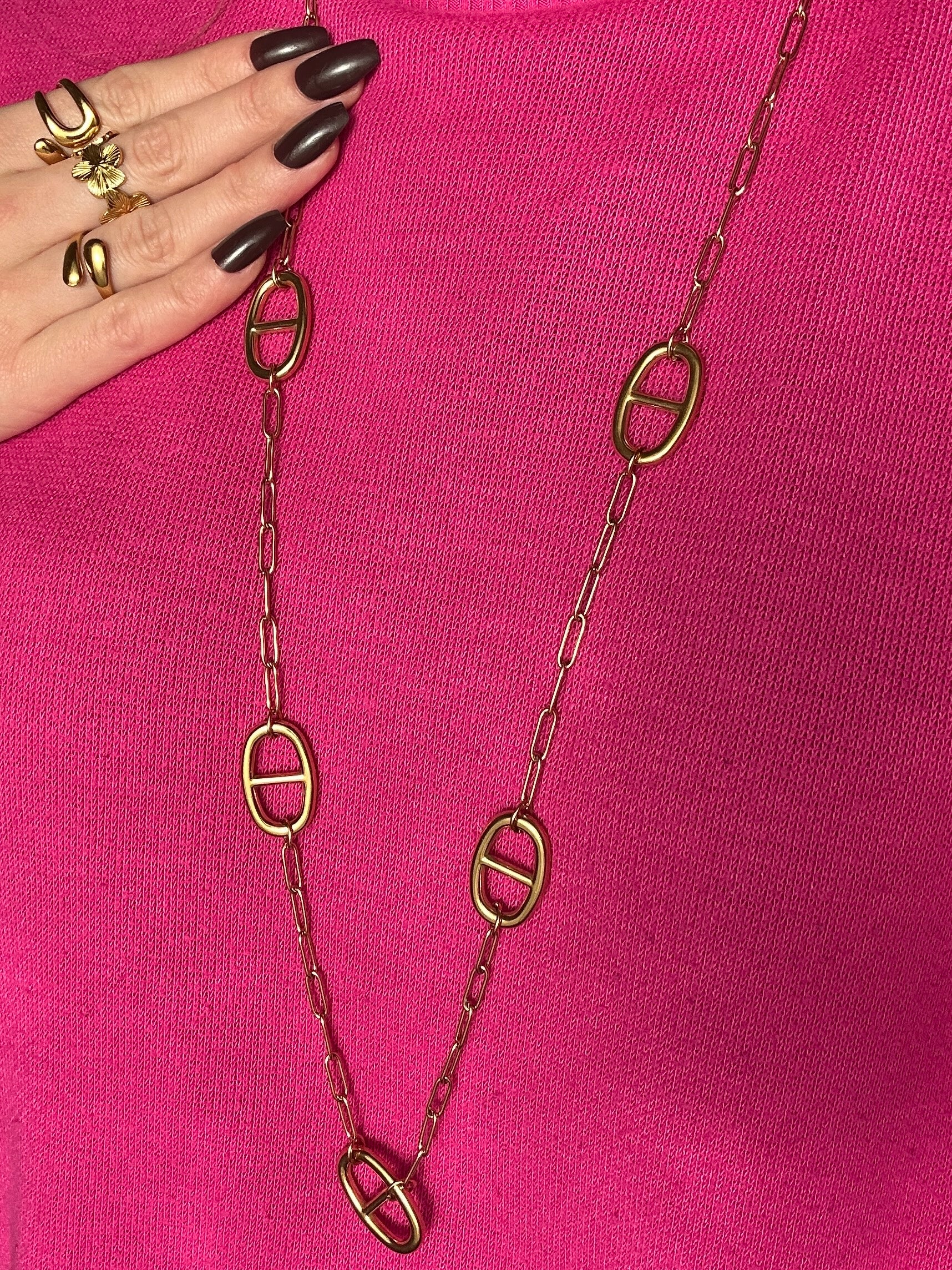 New co - Collier Sautoir Alix